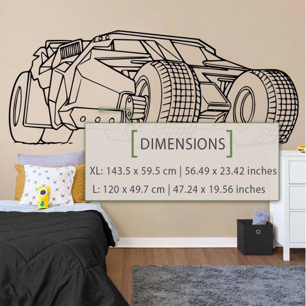 batmobile dimensions