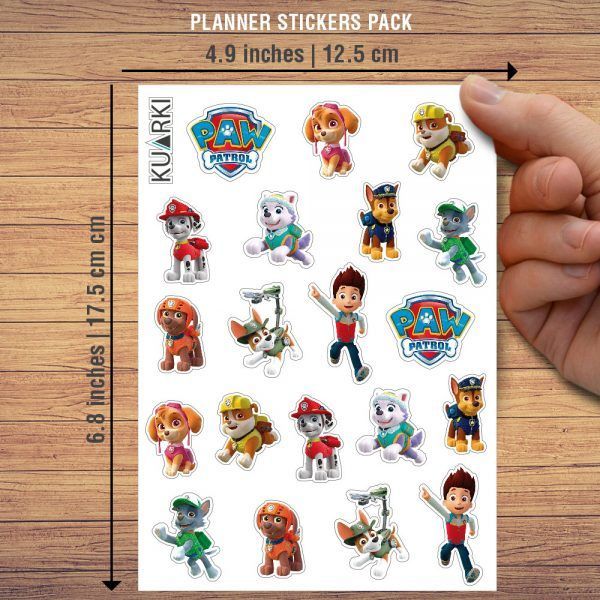 Paw Patrol Sticker Sheet