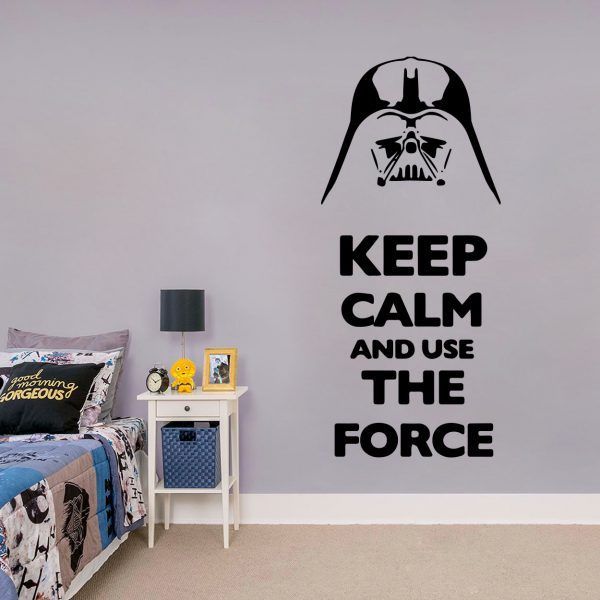 Keep Calm Use The Force Wall Sticker - Kuarki - Lifestyle Solutions