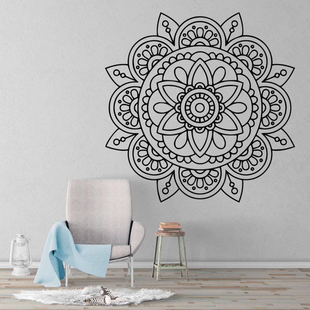 Flower Mandala III Wall Sticker - Kuarki - Lifestyle Solutions