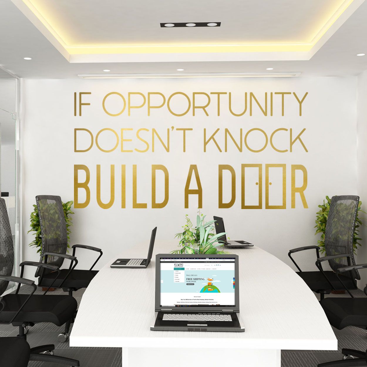 Build a Door Office Wall Decor - Kuarki - Lifestyle Solutions