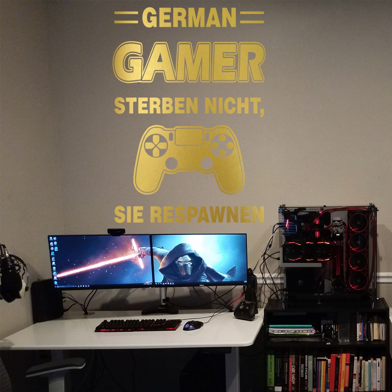 German Gamer Wandtattoo - Kuarki - Lifestyle Solutions